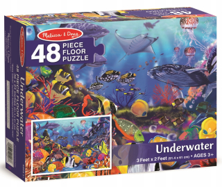 Podlaha puzzle podvodný svet 48 el. Melissa