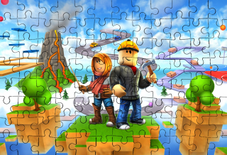 Puzzle Roblox 252 el. + Voľný text a pole!