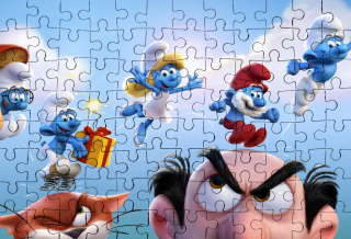 SMERFY 252 EL puzzle. + ZADARMO TEXT A BOX!