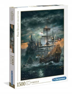 Puzzle Pirátska loď Black Pearl 1500 El 31682