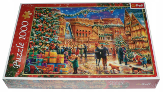 Puzzle TREFL 1000 - VIANOČNÝ TRH --- FILM!