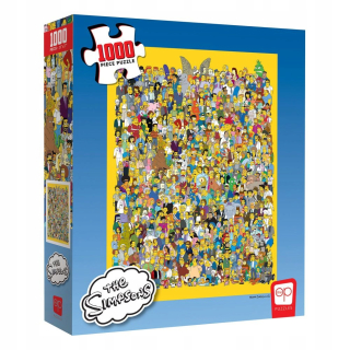 Puzzle The Simpsons Odliatky Simson 1000