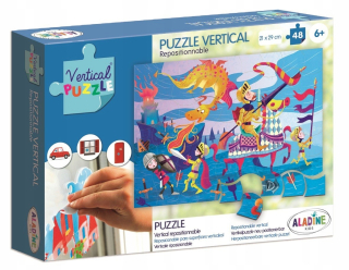 Vertikálne dračie puzzle 48 dielikov