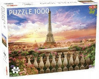 Puzzle Eiffelova veža v Paríži v roku 1000