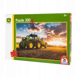 Puzzle, traktor John Deere 6150R s vagónom 200 ks.