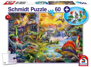Dinosaury 60 EL a puzzle obr Schmidt