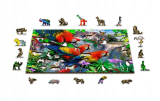 Puzzle drevené puzzle puzzle 150 figúrky