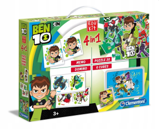 Ben 10 - Puzzle výchova 4 v 1 Clementoni 18022 - Ben 10