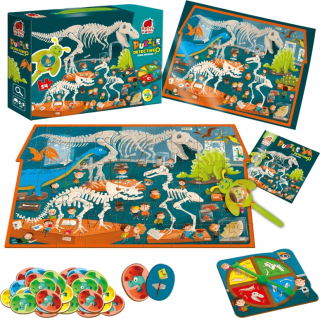 Vzdelávacie puzzle detektív - Dino múzeum