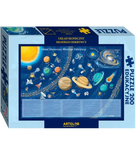 Vzdelávacie puzzle pre deti. Cosmos. Drobnosti