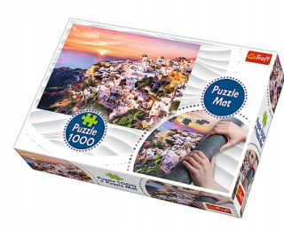 Puzzle Mata 1000 Západ slnka nad Santorini 90722