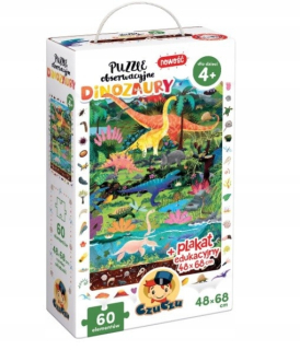 Puzzle pozorovanie Dinosaury czucz 0944