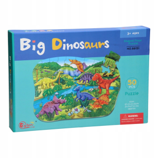 Puzzle Floor Veľký Dinosaury Dino gél 50