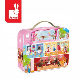 Puzzle v kufri Dance Academy 100 El 6+ Janod