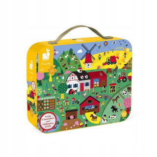 Puzzle na farme kufri 24 Prvky Janod