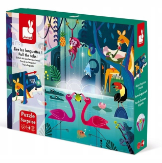 Puzzle 20 prvkov Jungle windows Janod