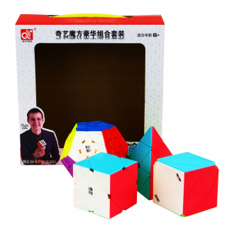 Qiyi MegaminX + Pyraminx + SKEWB + Ivy Cube