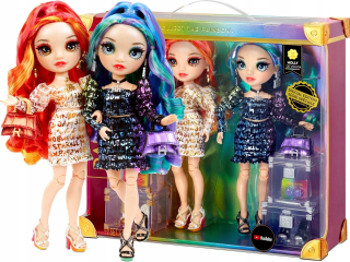 Bábika - Rainbow High Twins Laurel a Holly 577553