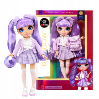 Bábika - Dúha vysoká juniorská módna bábika Violet vŕba
