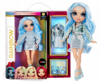 Bábika - Rainbow High Doll Gabriella Iccely Blue + AKC S3