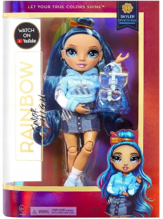 Bábika - Rainbow High Skyler Bradshaw Blue Doll