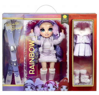 RAINBOW HIGH FASHION fialová zimnej prestávke WILLOW