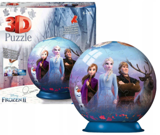 Ravensburger Puzzle 3D Kula Frozen II 72 Elements