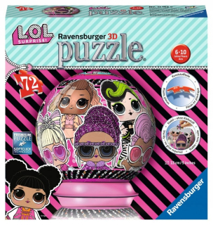 Ravensburger Puzzle 3D Kula LOL PREKVAPENIE 111626