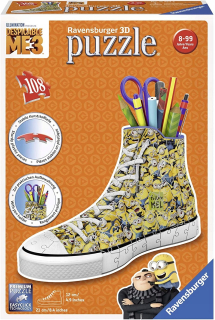 3D Ravensburger Puzzle Tenisky MINIONKI TOOLBOX