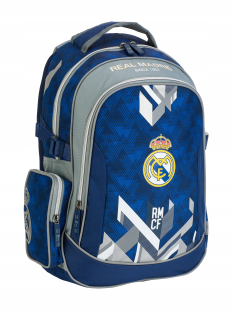 Školský batoh - Real Madrid Blue School Backpack RM-172