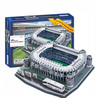 3D REAL MADRID Santiago Bernabeu Stadium PUZZLE