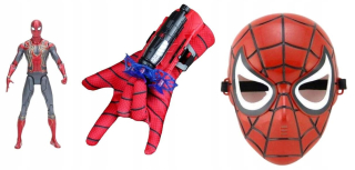 Postavička - Rukavica šípky plus figurína Spiderman