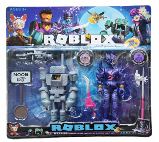 Postavička - ROBLOX 2 VEĽKÉ POSTAVY, POHYBLIVÉ SVETELNÉ PRÍSLUŠENSTVO 7 V 1