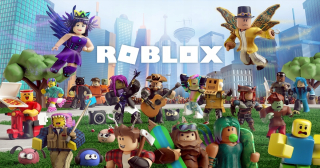 Samolepky do detskej izby - Nálepka na stenu Roblox - 70 cm plagátu K438