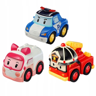ROBOCAR POLI ROY AMBER DRIVE 3szt Robot Car