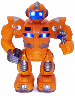 Walking Robot Android Yellow Light Sound