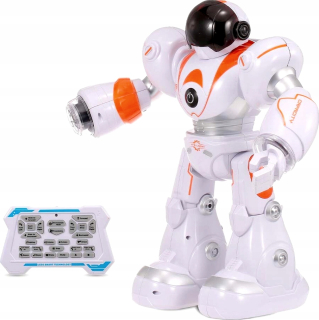 LED INTERAKTÍVNY ROBOT OVLÁDANÝ STRIEKANIE CHODÍ