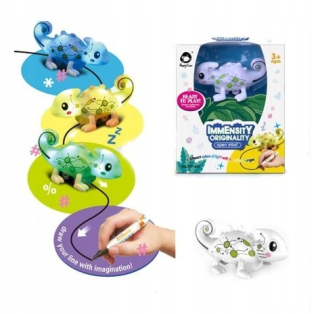 ROBOT LIZARD GECKO z hľadiska SET farbu meniace