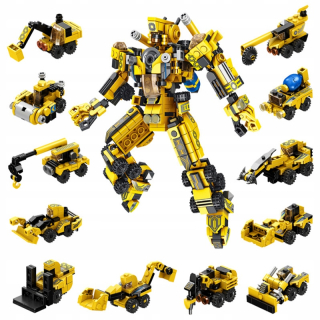 Robotové výstroje 12w1 stavebné hračky CREATIVE