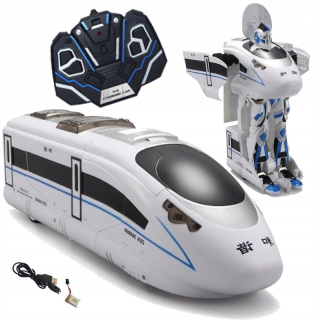 Robot Train Transformácia Ovláda sa pomocou hlasového diaľkovom ovládači