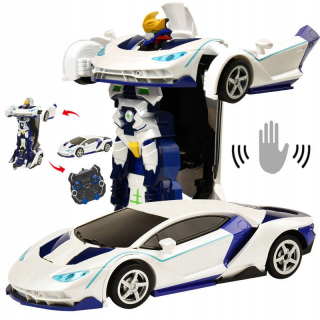 Robot auto transformátor riadený pilotom