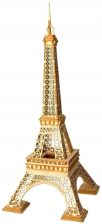 RoboTime Drevené 3D Puzzle Model Eiffelovej veže