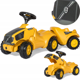 Roll Toys Tractor John Deere s jazdou prívesu