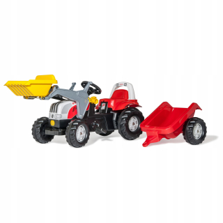 Roll hračky pedál traktor Steyr Spoon Trailer