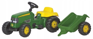 ROLLY TOYS Traktorové pedále JOHN DEERE + príves