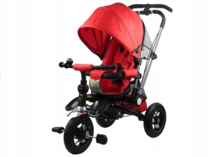 Tri -kolieskové bicykle s červenou strechou Pro700