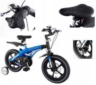 Bicykel s kolieskami - Víťaz bicyklov na bicykli 14 '' Modrá 3-5 rokov