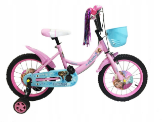 Bicykel Bike Deti 16 palcov Frozen + Drive