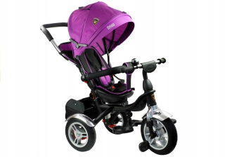 Tri -kolieskové bicykle pre deti 2in1 kočíka kočíka