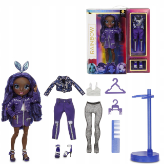 LOL bábiky - Rainbow High Fashion Doll - Indigo Krystal Bailey